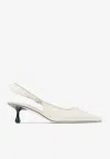 Jimmy Choo Amel Pointed Toe Slingback Pump In Latte