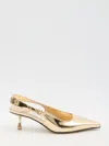 Jimmy Choo Amel 50 Pumps In Gold
