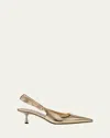 Jimmy Choo Amel 50 Pumps In Gold