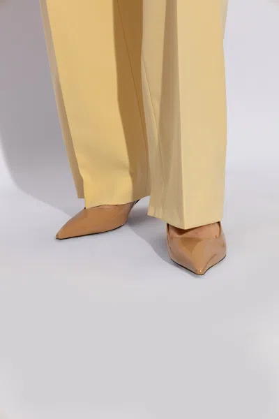Jimmy Choo ‘amel' Patent Pumps In Beige