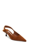 Jimmy Choo Slingback Amel In Tan/tortoise