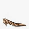 Jimmy Choo Amelia Pumps Mit Zebra-print In Brown