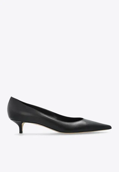 Jimmy Choo Amelia 35 Leather Pumps In Black
