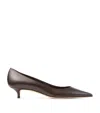 Jimmy Choo Amelia Pointed-toe Pumps In Brown