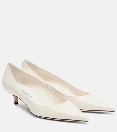 JIMMY CHOO AMELIA 35 LEATHER PUMPS