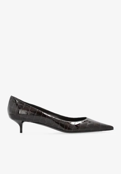 Jimmy Choo 40mm Amelia Pumps In Transparent