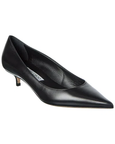 Jimmy Choo Amelia Leather Pump In Animal Print