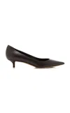 Jimmy Choo Amelia Leather Pumps In Brown