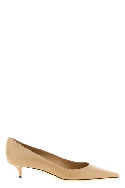 Jimmy Choo Amelia Pumps Kitten Heel Pointed Toe In Nude