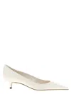 Jimmy Choo Amelia 50 Leather Pumps In White