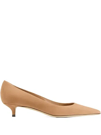JIMMY CHOO JIMMY CHOO AMELIA SUEDE LEATHER PUMPS