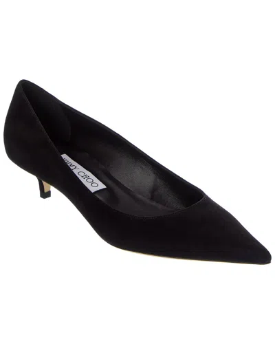 Jimmy Choo Amelia Suede Pump In Black