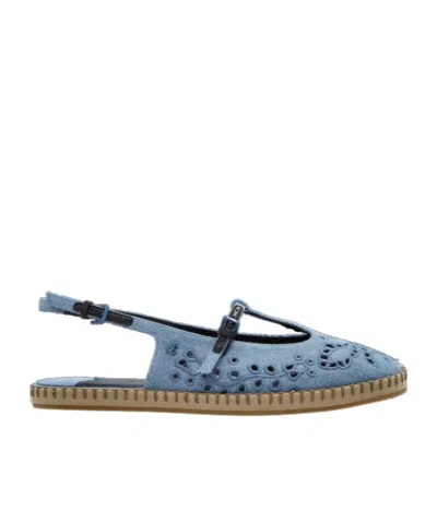 JIMMY CHOO JIMMY CHOO AMIEE SLINGBACK FLAT SHOES