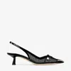 Jimmy Choo Amita Pointed Toe Pumps In Black