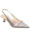 Jimmy Choo Amita 45 Glitter Slingback Pump