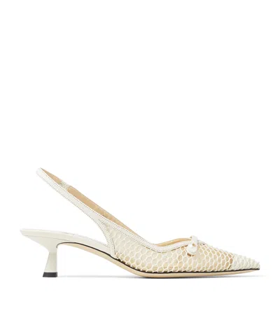 JIMMY CHOO AMITA 45 MESH PUMPS
