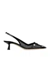 Jimmy Choo Amita 45 Amita45tnx Blackblack In Black