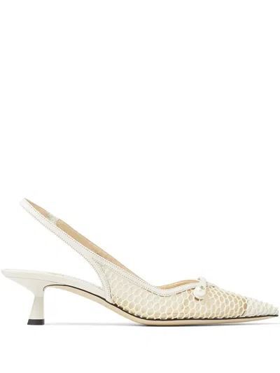 JIMMY CHOO AMITA 45MM SLINGBACK PUMPS