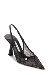 Jimmy Choo Amita Pointed Toe Slingback Pump In Black