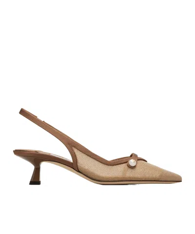 Jimmy Choo Amita Size 45 High Heels In Brown