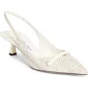 Jimmy Choo Snakeskin Slingback Pumps