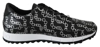 JIMMY CHOO AND LEATHER MONZA WOMEN'S SNEAKERS
