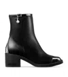 Jimmy Choo Andry 60 Leather Ankle Boots In Black
