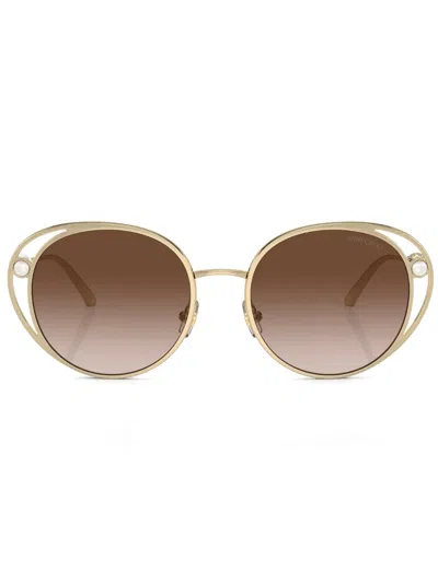 Jimmy Choo Woman Sunglass Jc4003hb In Gradient Brown
