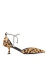 Jimmy Choo Stevie 50 Cavall In Animal Print