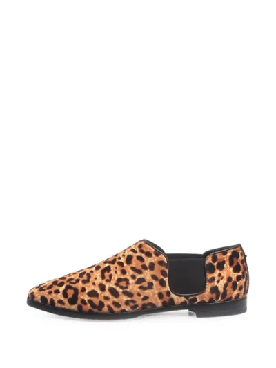 Pre-owned Jimmy Choo Animal-print Boots In Neutral