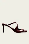 Jimmy Choo Anise 75 Mules In Deep Merlot In Multi