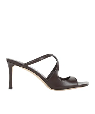 Jimmy Choo Square Toe High Heel Sandals