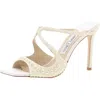 Jimmy Choo Anise 95 Mules In White