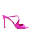 Jimmy Choo Womens Stiletto Satin Pumps In Pink