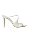 Jimmy Choo Open-toed High-heeled Sandals In White