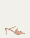 Jimmy Choo Anise 95 Sandals In Patent Leather In Ballet Pink