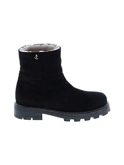 Pre-owned Jimmy Choo Ankle Boots In Black