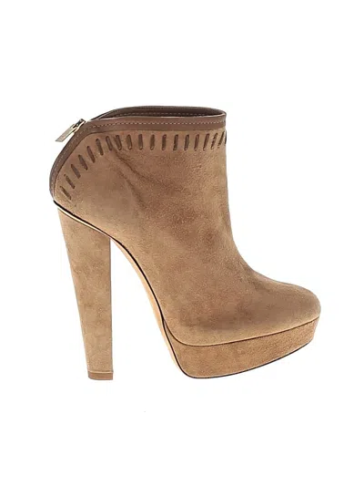 Pre-owned Jimmy Choo Ankle Boots In Brown