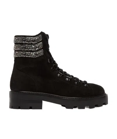 Jimmy Choo Ankle-length Lace-up Boots In Black