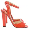 Jimmy Choo Ankle Strap High-heeled Sandals In Red Patent Leather In Red