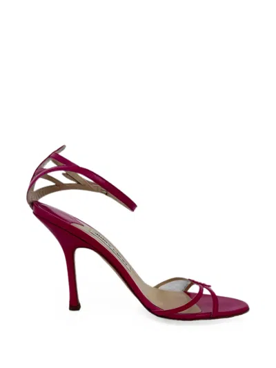 Pre-owned Jimmy Choo Ankle-strap Sandals In Pink