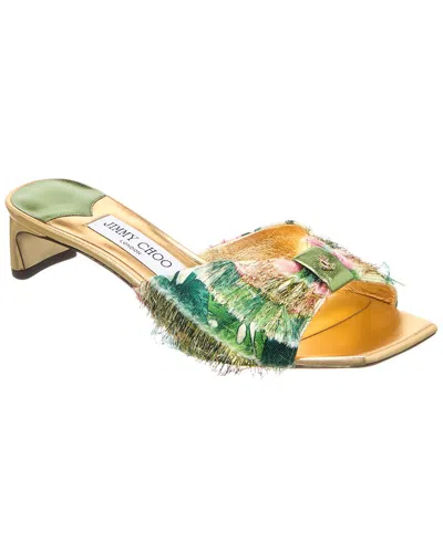 JIMMY CHOO ANNIKA 35 LEATHER MULE
