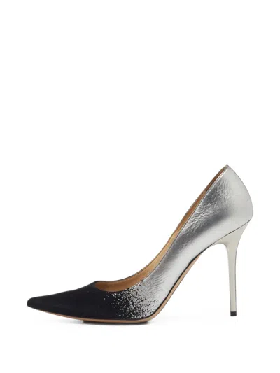 Pre-owned Jimmy Choo Anouk Ombré-effect Pumps In Silver