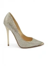 Jimmy Choo Anouk Glitter-embellishment Pumps