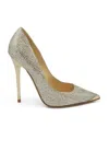 Jimmy Choo Anouk Glitter-embellishment Pumps In Gold