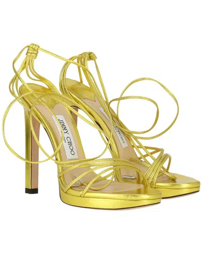 Jimmy Choo Antia Pf 120 Leather Sandal