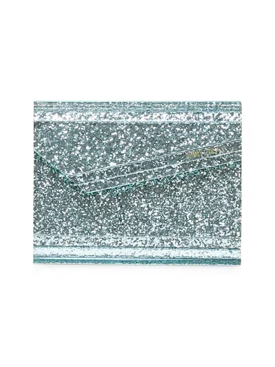 Jimmy Choo Aqua Green Candy Clutch