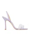 Jimmy Choo 1998 Feather-embellished Suede Sandals