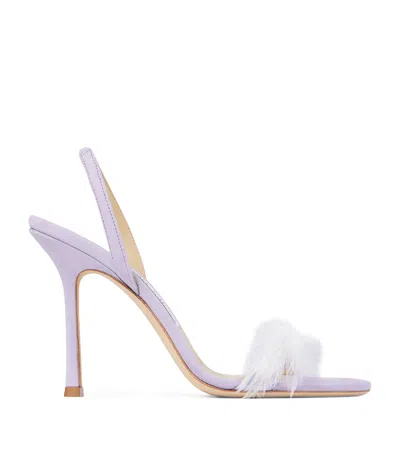 Jimmy Choo Archive Collection: 100 Suede Heeled Sandals