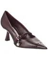 Jimmy Choo 65mm Aren Pearl-embellished Pointed-toe Pumps In Burgundy